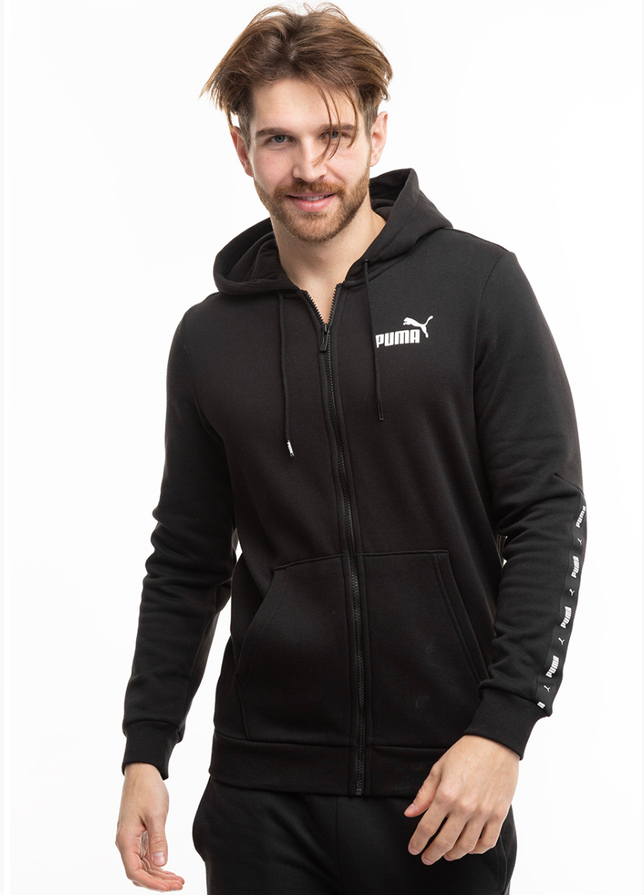 PUMA Pánska mikina ESS+ Tape Full-Zip Hoodie FL 670270 01 PUMA Pánska mikina ESS+ Tape Full-Zip Hoodie FL 670270 01