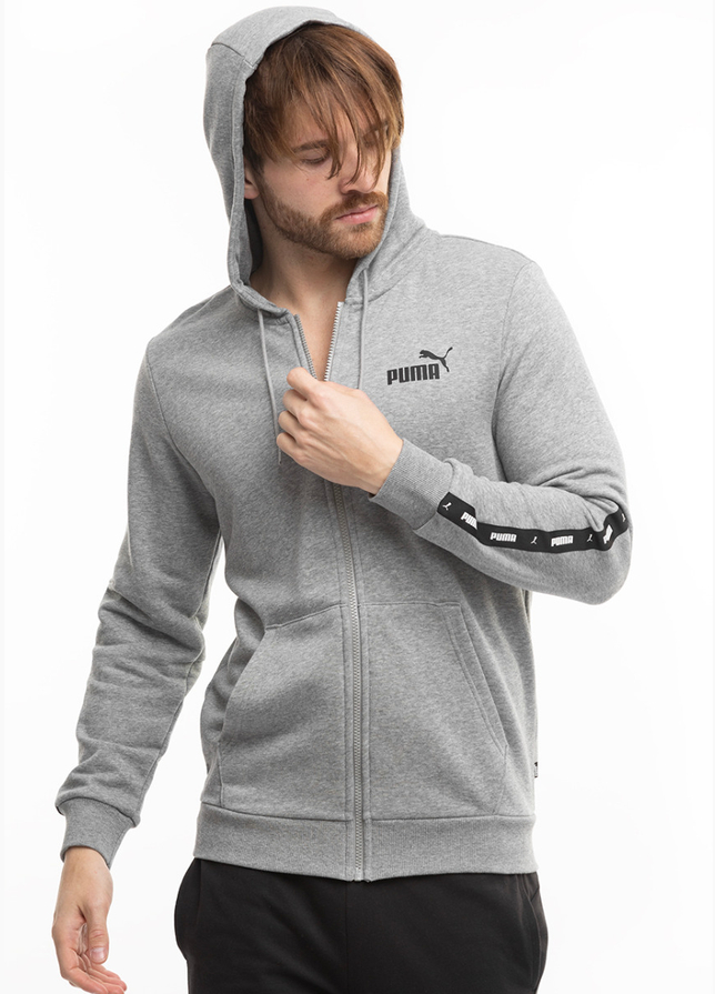PUMA Pánska mikina ESS+ Tape Full-Zip Hoodie TR 848768 03 PUMA Pánska mikina ESS+ Tape Full-Zip Hoodie TR 848768 03