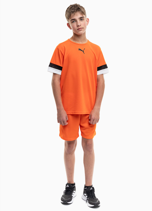 PUMA Detský športový set Tričko Krátke Nohavice teamRISE Jersey Jr 704938 08/704943 08 PUMA Detský športový set Tričko Krátke Nohavice teamRISE Jersey Jr 704938 08/704943 08