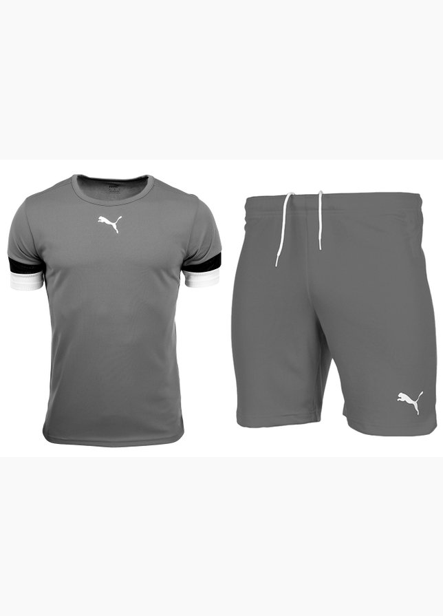 PUMA Detský športový set Tričko Krátke Nohavicev teamRISE Jersey Jr 704938 13/704943 13 PUMA Detský športový set Tričko Krátke Nohavicev teamRISE Jersey Jr 704938 13/704943 13