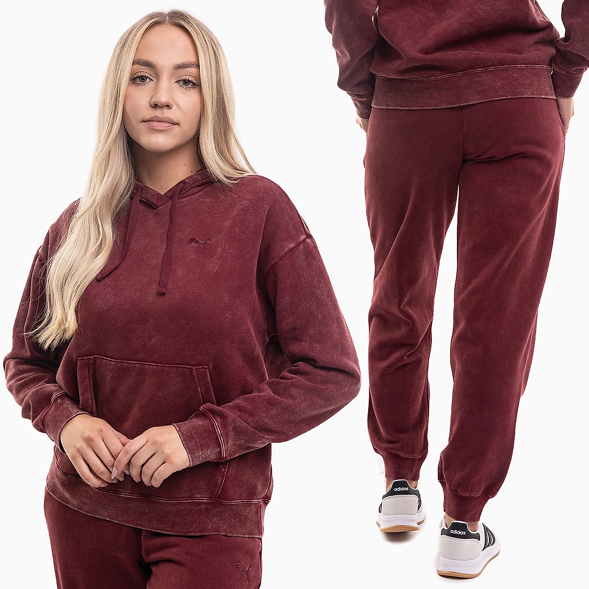 Puma Dámska súprava ESS Elevated Relaxed Wash 688103 96/688104 96