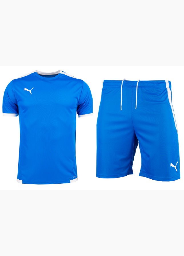 PUMA Pánsky športový set Tričko Krátke Nohavice teamLIGA Jersey 704917 02/704924 02 PUMA Pánsky športový set Tričko Krátke Nohavice teamLIGA Jersey 704917 02/704924 02