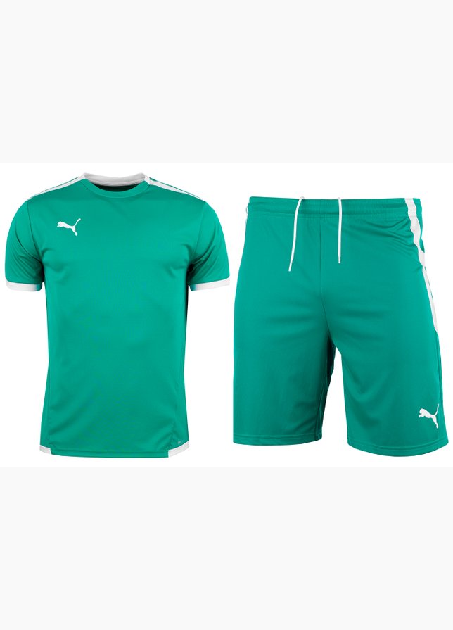 PUMA Pánsky športový set Tričko Krátke Nohavice teamLIGA Jersey 704917 05/704924 05 PUMA Pánsky športový set Tričko Krátke Nohavice teamLIGA Jersey 704917 05/704924 05