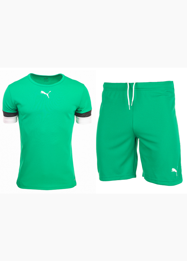 PUMA Pánsky športový set Tričko Krátke Nohavice teamRISE Jersey 704932 05/704942 05 PUMA Pánsky športový set Tričko Krátke Nohavice teamRISE Jersey 704932 05/704942 05