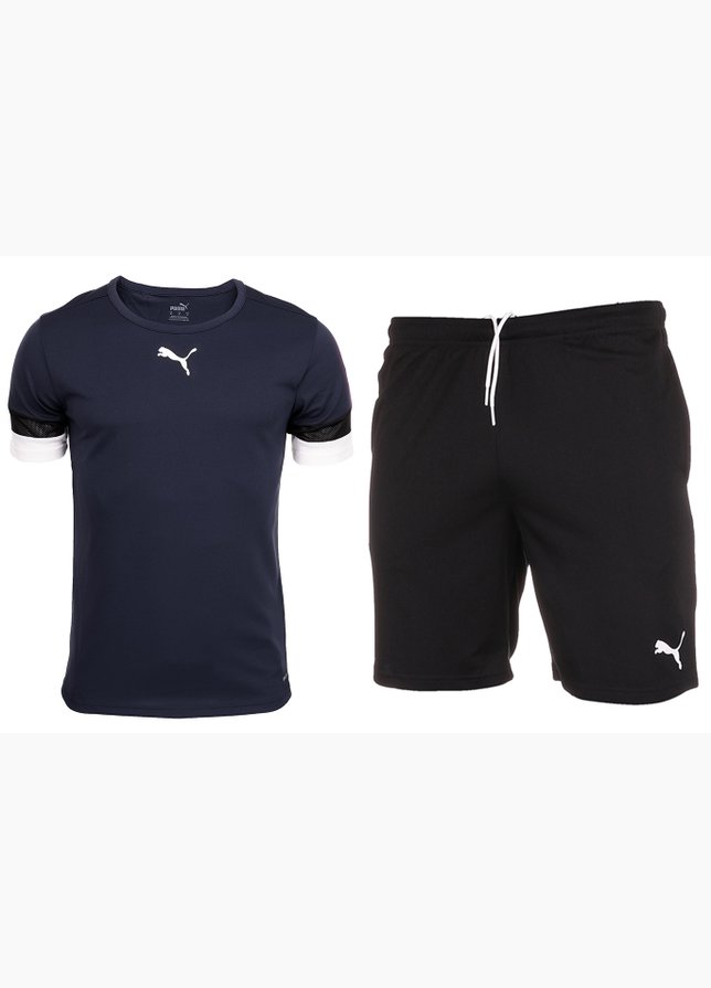 PUMA Pánsky športový set Tričko Krátke Nohavice teamRISE Jersey 704932 06/704942 04 PUMA Pánsky športový set Tričko Krátke Nohavice teamRISE Jersey 704932 06/704942 04
