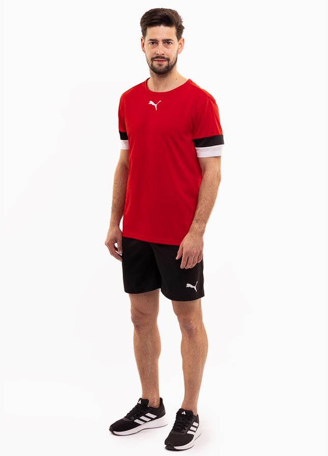 PUMA Pánsky športový set Tričko Krátke Nohavice teamRISE Jersey 704932 01/704942 04 PUMA Pánsky športový set Tričko Krátke Nohavice teamRISE Jersey 704932 01/704942 04