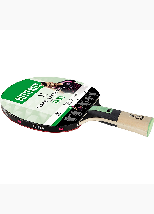 Butterfly Raketa na stolný tenis Tiago Apolonia TAX3 Butterfly Raketa na stolný tenis Tiago Apolonia TAX3