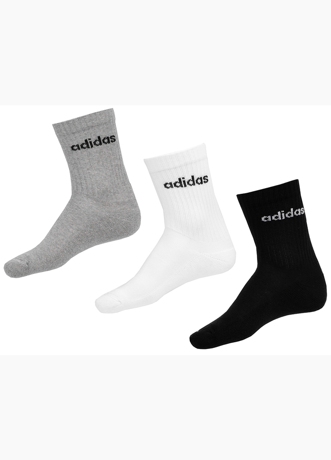 adidas Ponožky Linear Crew Cushioned Socks 3P IC1302 adidas Ponožky Linear Crew Cushioned Socks 3P IC1302