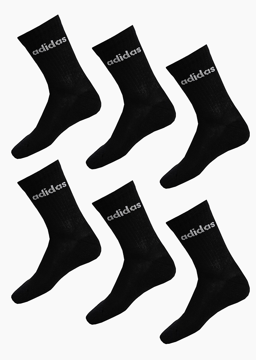 Ponožky adidas Linear Crew Socks Cushioned 6 párov JL6094