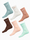 Obrázok Nike Skarpety Everyday Plus Cush 6P SX6897 971 variantu produktu