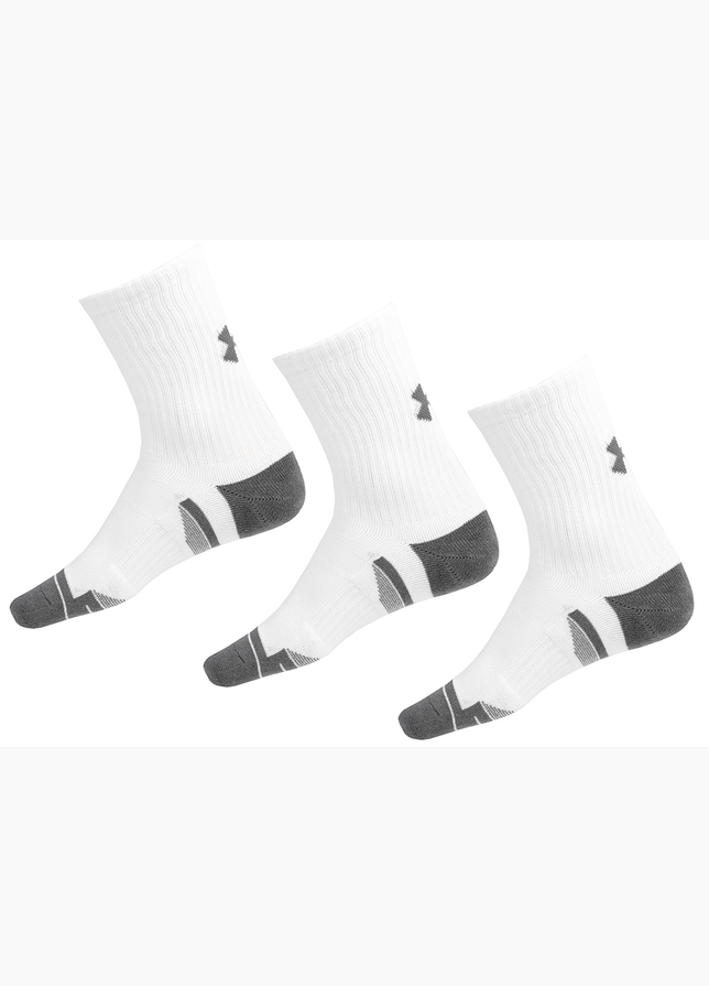 Under Armour Ponožky Performance Cotton 3pack 1379530 100 Under Armour Ponožky Performance Cotton 3pack 1379530 100