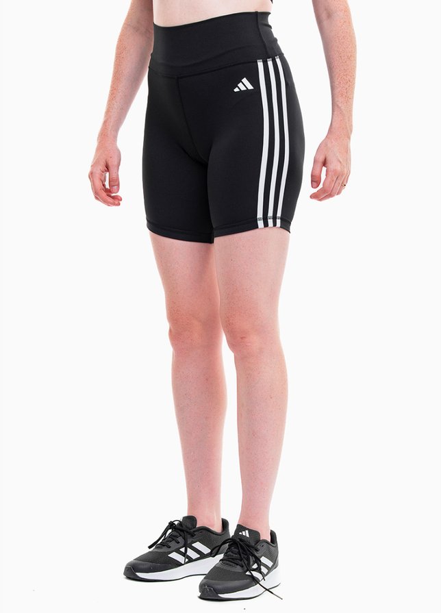 adidas Dámske šortky Training Essentials 3-Stripes High-Waisted HK9964 adidas Dámske šortky Training Essentials 3-Stripes High-Waisted HK9964