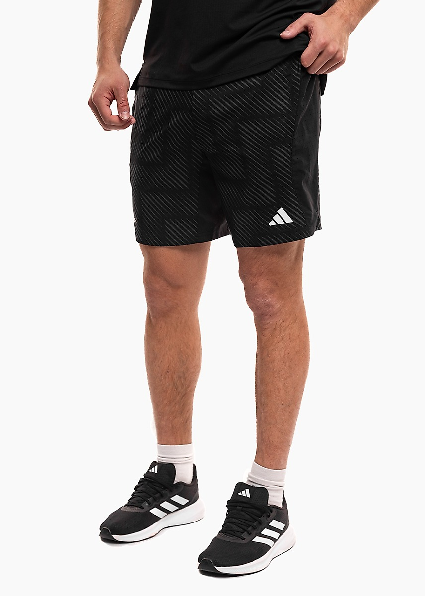 Pánske šortky adidas Tech Intensity Aop čierne KB3123