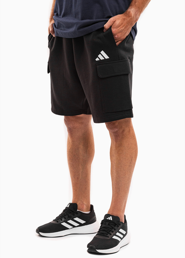 adidas Pánske šortky Essentials Feelcozy Fleece Cargo JE3869 adidas Pánske šortky Essentials Feelcozy Fleece Cargo JE3869