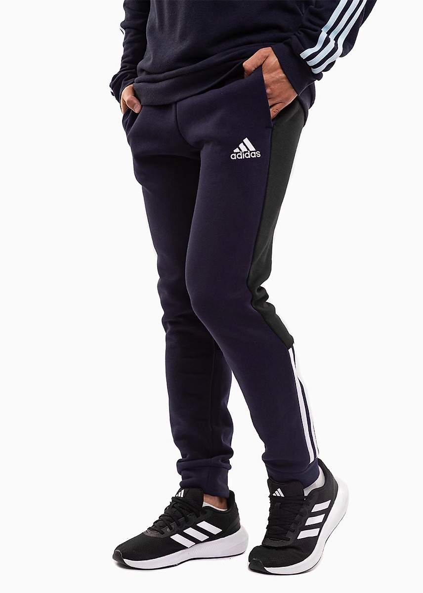 adidas Pánske nohavice Essentials Colorblock Fleece HK2884 