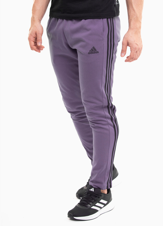 adidas Pánske tepláky Essentials Single Jersey Tapered Open Hem 3-Stripes IJ8699 adidas Pánske tepláky Essentials Single Jersey Tapered Open Hem 3-Stripes IJ8699