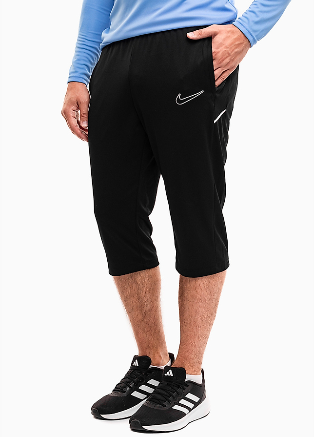 Nike Pánske nohavice Dri Fit Academy 25 3/4 FZ9787 010 Nike Pánske nohavice Dri Fit Academy 25 3/4 FZ9787 010