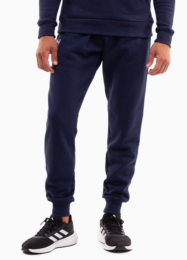 Under Armour Pánske nohavice Rival Fleece Joggers 1379774 410 Under Armour Pánske nohavice Rival Fleece Joggers 1379774 410