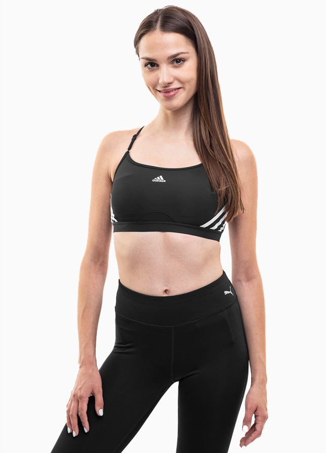 adidas Športová podprsenka Aeroreact Training Light-Support 3-Stripes Bra HC7862 adidas Športová podprsenka Aeroreact Training Light-Support 3-Stripes Bra HC7862
