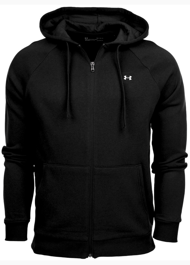 Under Armour Pánska mikina Rival Fleece FZ Hoodie 1357111 001 Under Armour Pánska mikina Rival Fleece FZ Hoodie 1357111 001