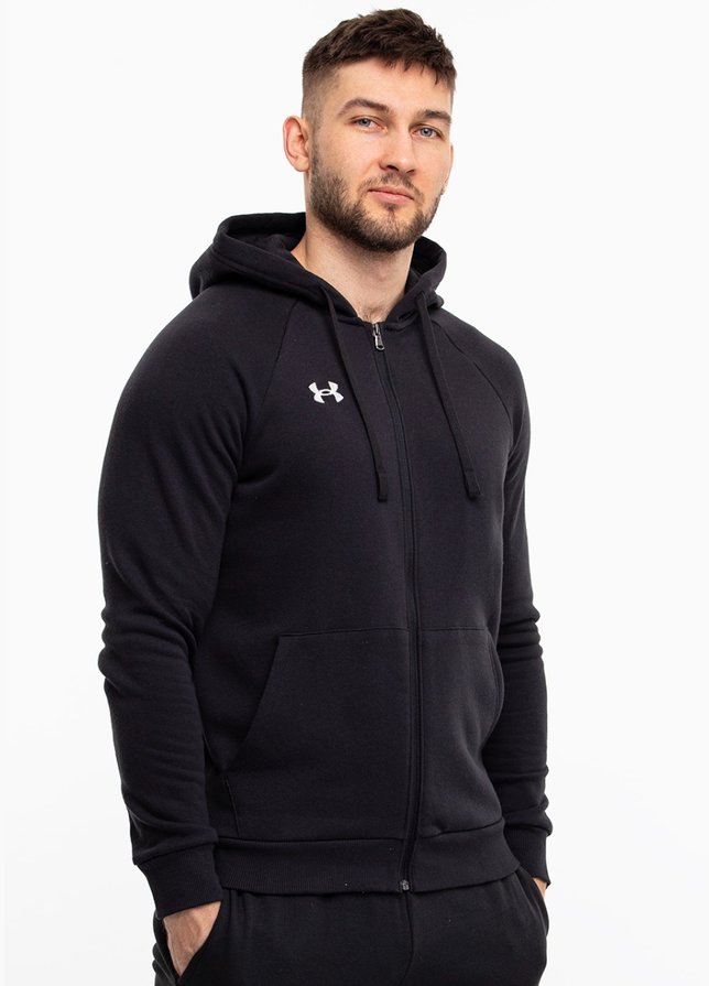 Under Armour Pánska mikina Rival Fleece FZ Hoodie 1379767 001 Under Armour Pánska mikina Rival Fleece FZ Hoodie 1379767 001