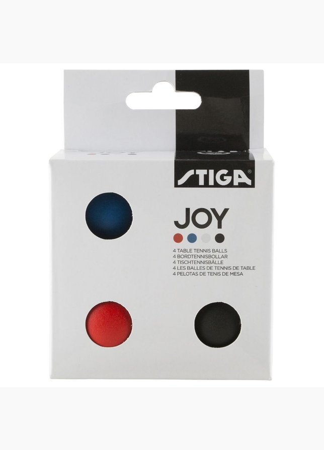 Stiga Sada loptičiek na stolný tenis Joy 4pcs Mix Stiga Sada loptičiek na stolný tenis Joy 4pcs Mix
